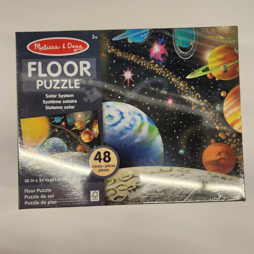 Melissa & Doug Floor Puzzle Solar System 48 Piece New Sealed Ages 3+